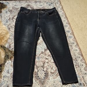 Dark Wash Straight Leg Women's Jeans